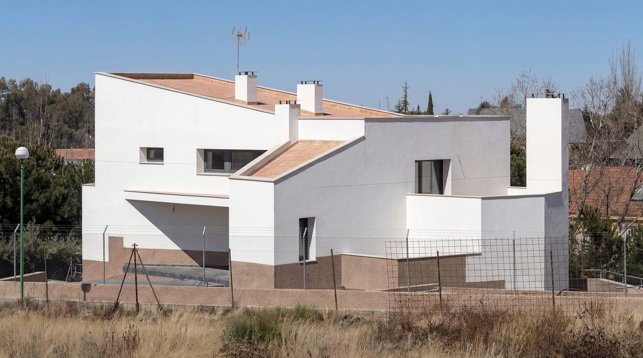 Casa con patios en Las Rozas — fotografía del proyecto