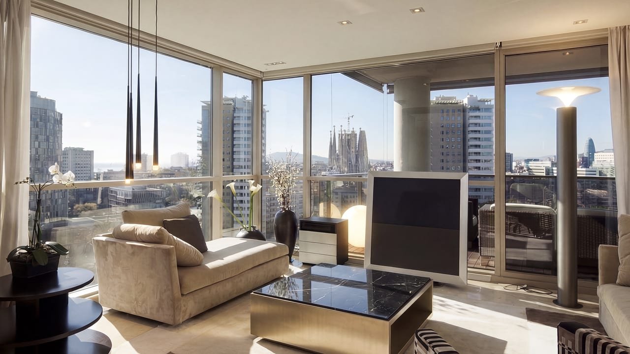 Arquitectura interior en un piso de lujo en Barcelona — fotografía del proyecto